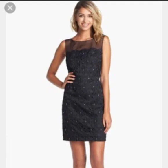 Sold!!!LILLY PULITZER BLACK DAISY FULTON EYELET DRESS SZ 2 - Picture 1 of 16